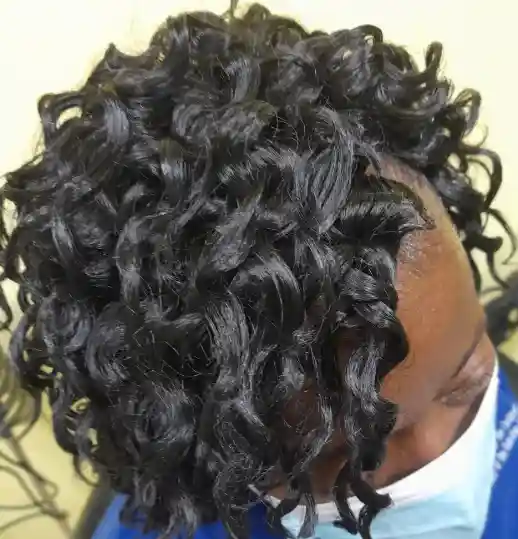 Black Curly Weave